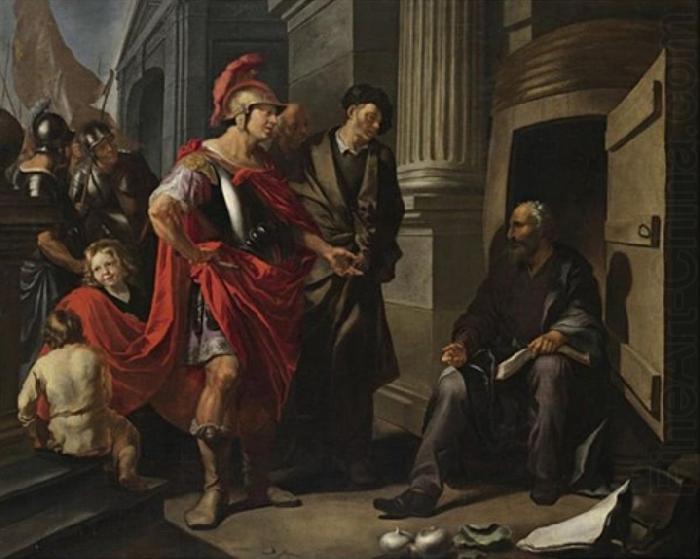 Hendrik Heerschop Alexander the Great and Diogenes china oil painting image